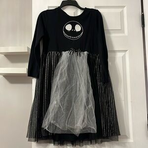 Jack Skellington dress. Girls size 2X. Perfect for Halloween!